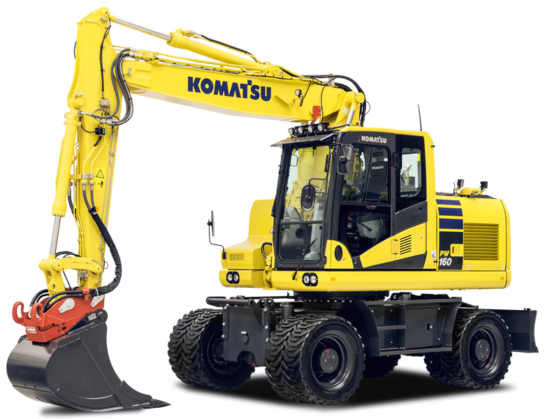 Rýpadlo kolesové 16 t a viac PW160-11